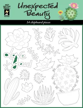 Unexpected Beauty Chipboard