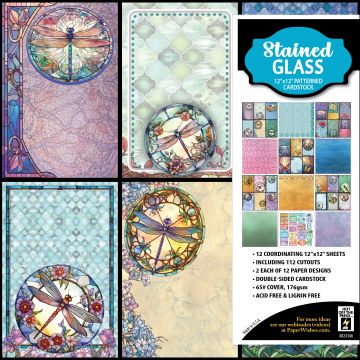 Stained Glass 12x12 Patterned Cardstock