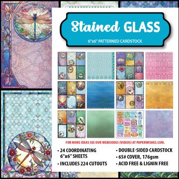 Stained Glass 6x6 Patterned Cardstock