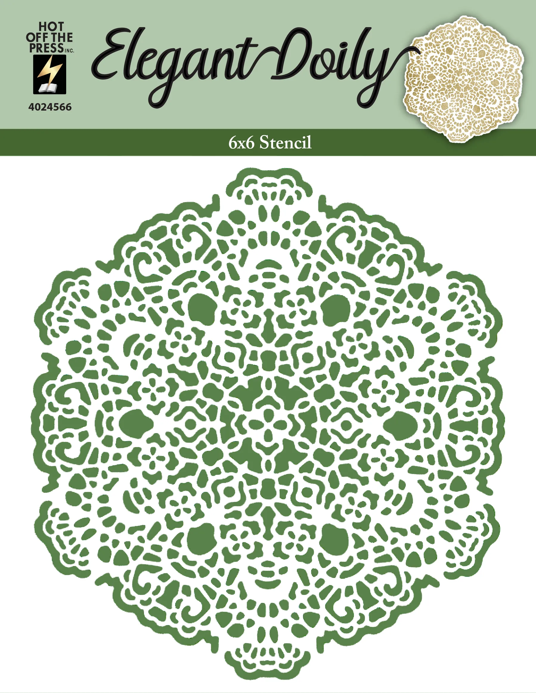 Elegant Doily Stencil