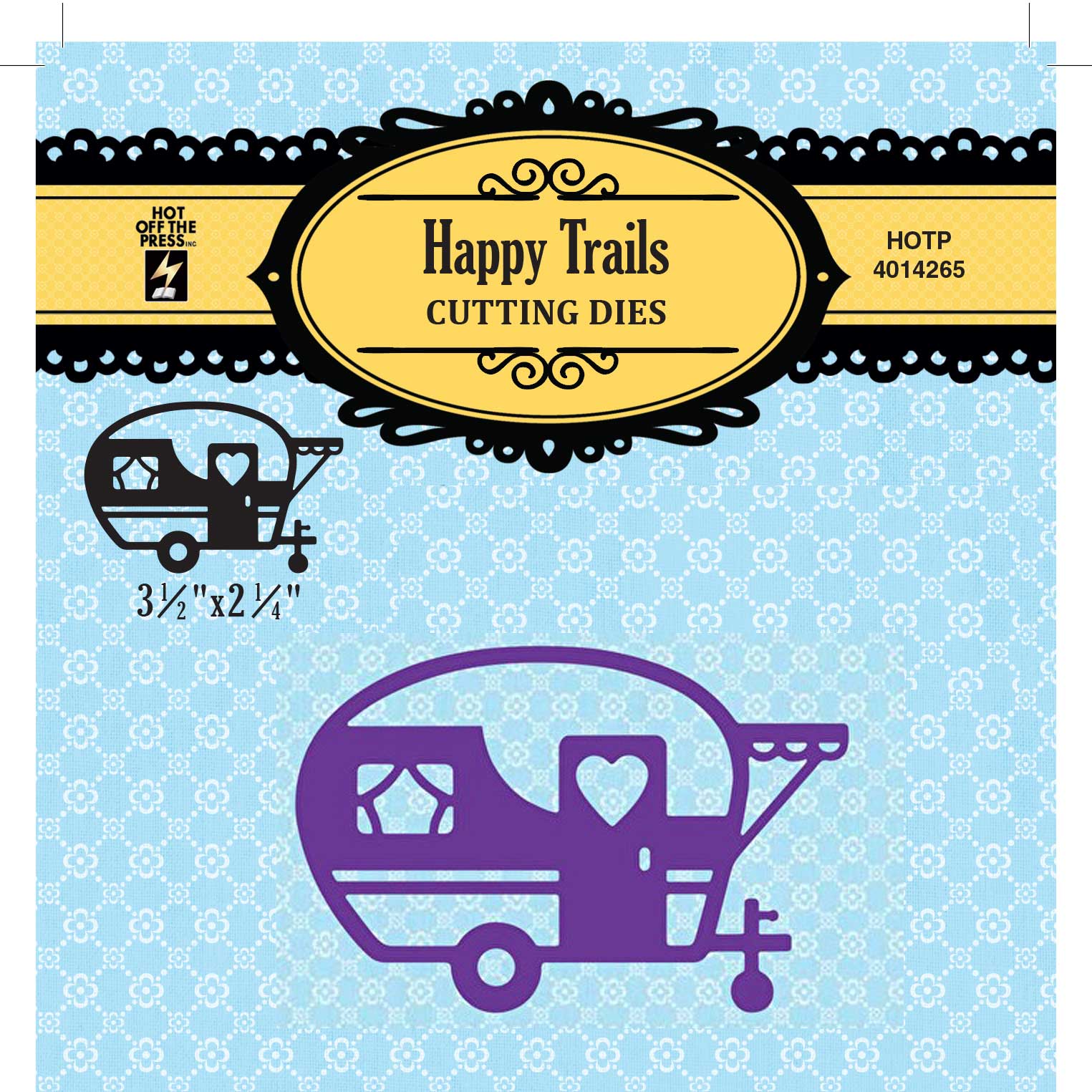 Happy Trails Camper Cutting Dies