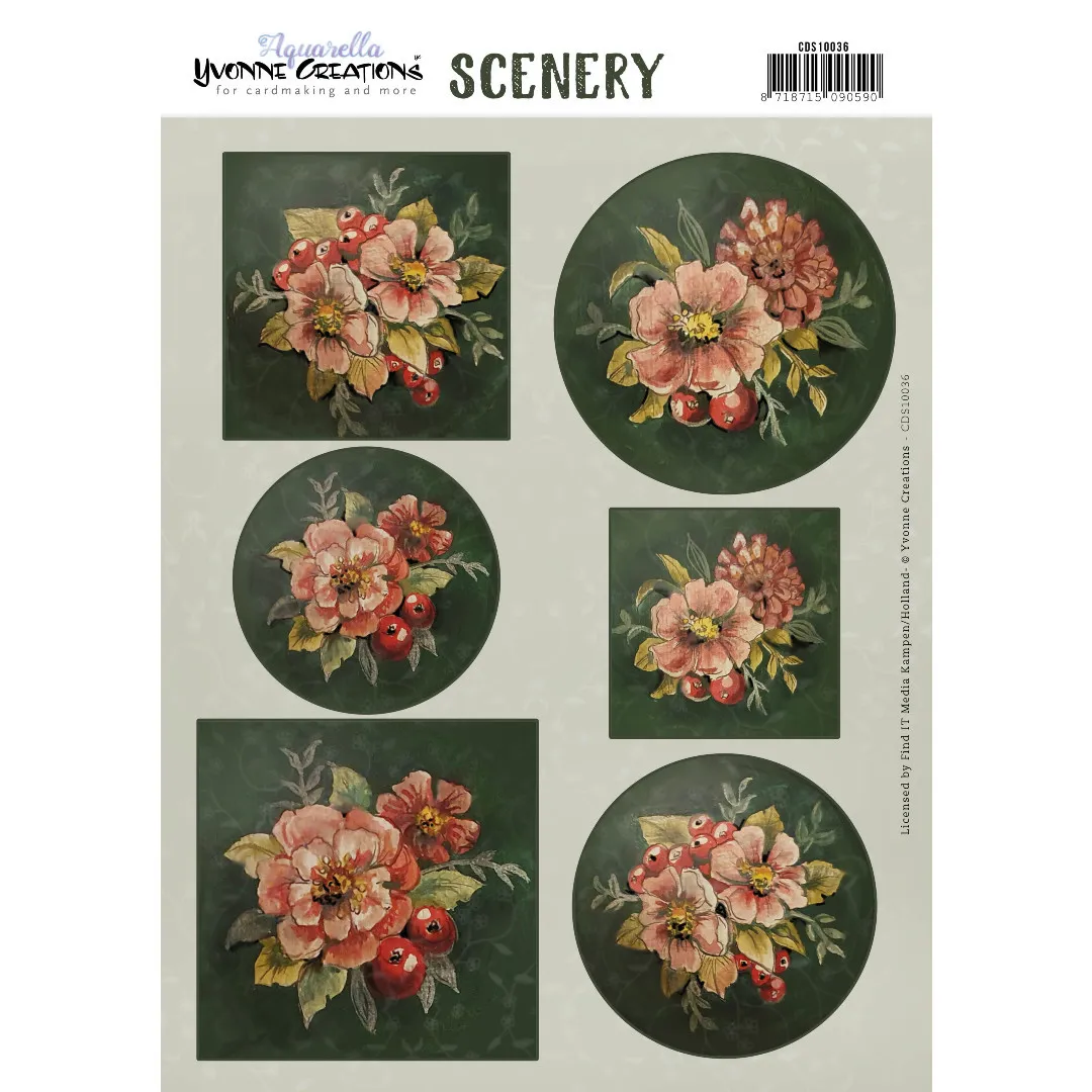 Vintage Green Die-Cuts