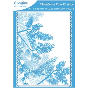 Christmas Tree 3D Embossing Folder