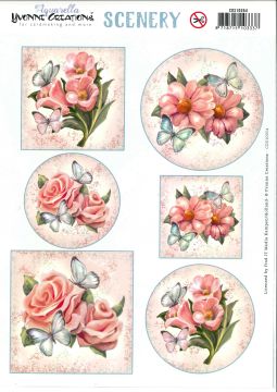 Pink Flower Die-Cuts