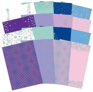 Enchanted Winter Adorable Scorable Foiled Cardstock