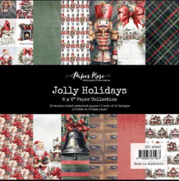 Jolly Holidays 6x6 Paper Pad, 18 sheets