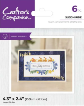 Sleigh Ride Stamp and Die Set