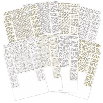 Festive Foiled Pattern Stepper Cards - Ink Me! Selection