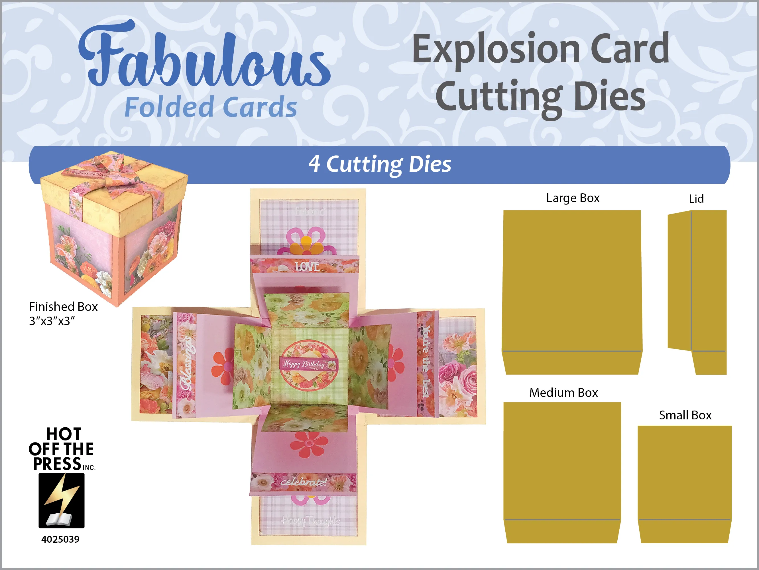 Explosion Card Dies