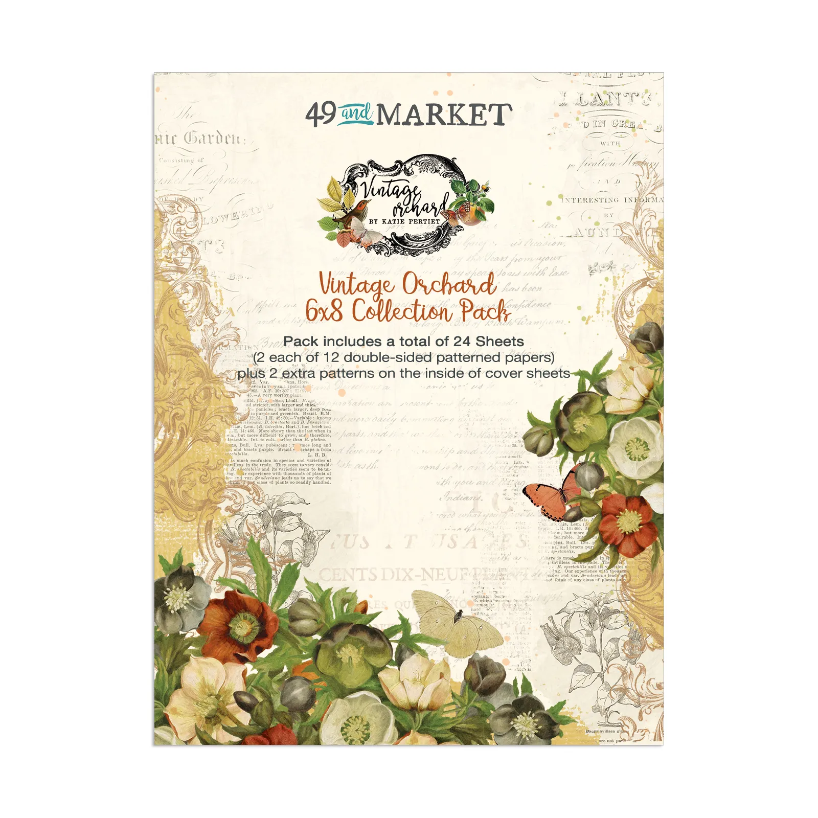 Vintage Orchard 6x8 papers