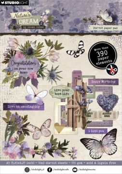 Nature's Dream Die-Cut Paper Pad, 390 pieces