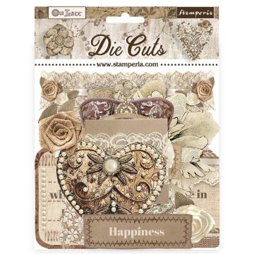 Old Lace Die-Cuts, 46 pieces