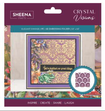 Elegant Damask Embossing Folder