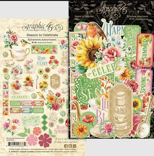 Season to Celebrate Ephemera Die-Cuts