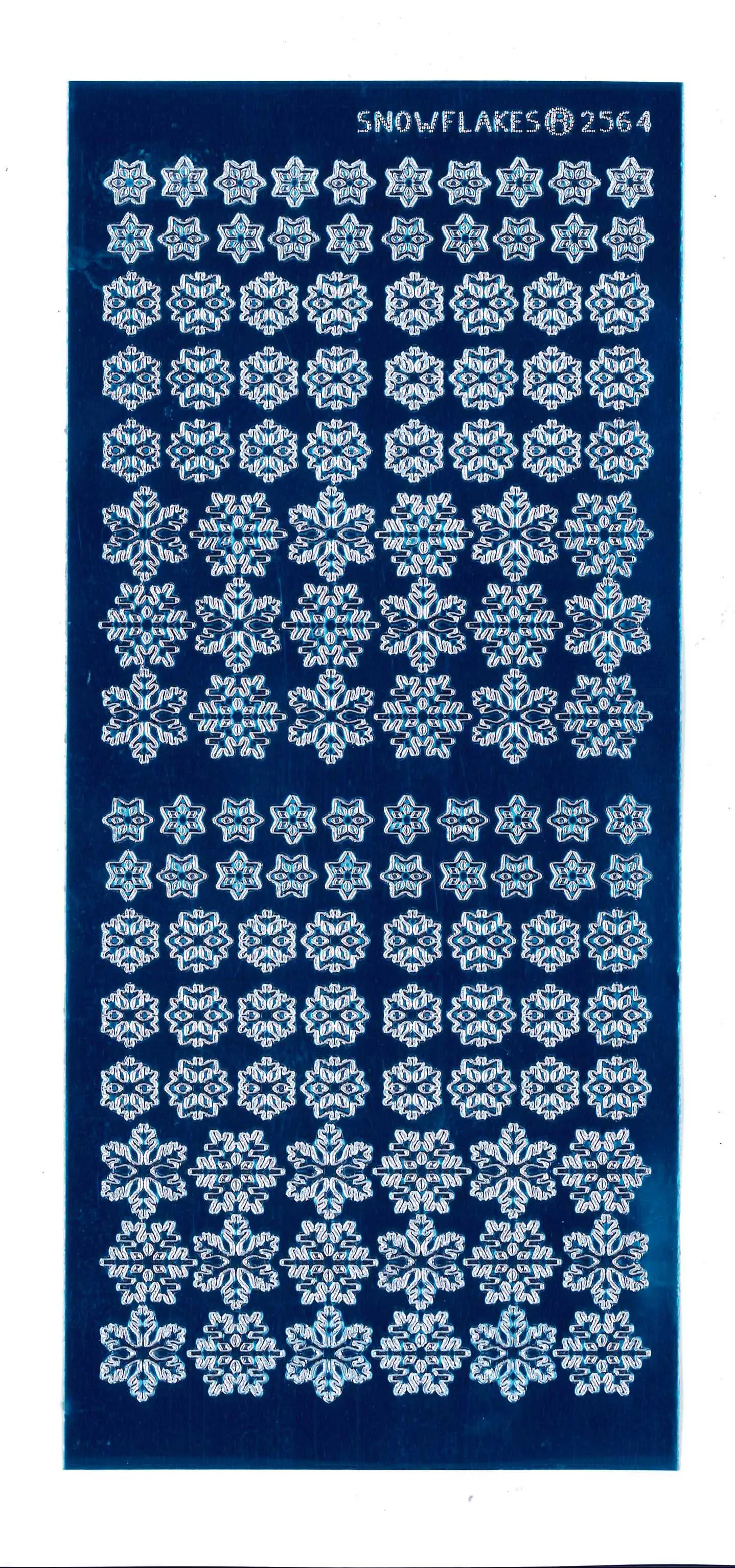 Snowflake Blue Dazzles stickers