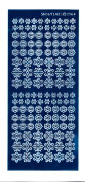 Blue Snowflake Dazzles™ Stickers