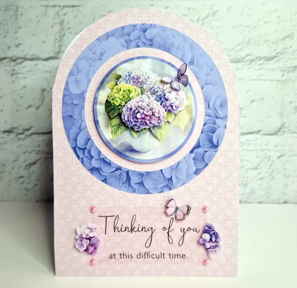 Hydrangea Vase Die-Cuts 3 sheets