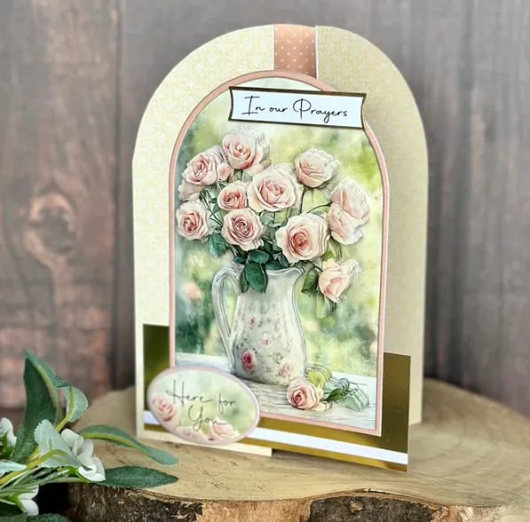 Jug of Roses Die-Cuts, 3 sheets