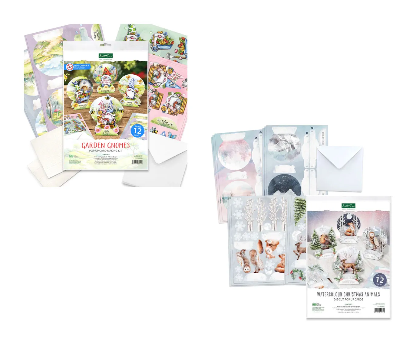 Gnome & Christmas Card Kits by Katy Sue Designs Money Saver
