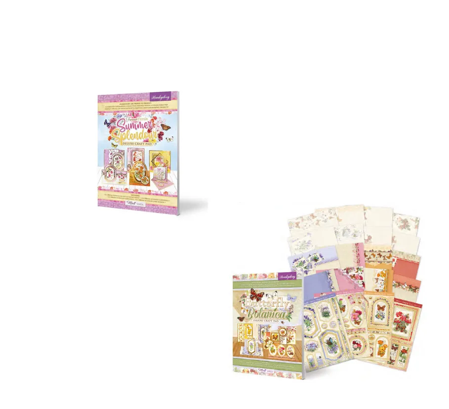 Florals & Butterflies Craft Pads by Hunkydory Money Saver