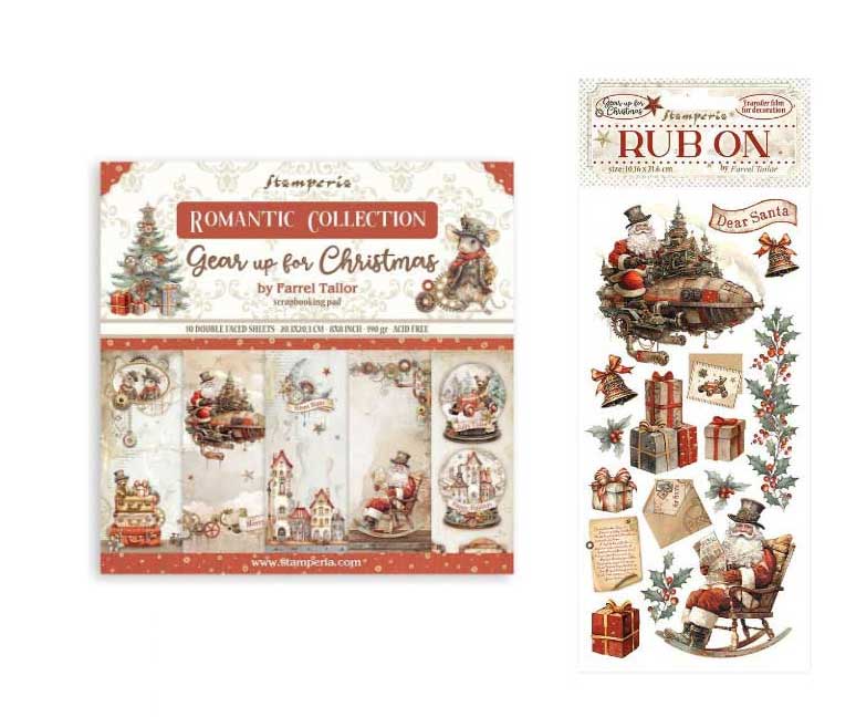 Gear Up for Christmas by Stamperia Money Saver