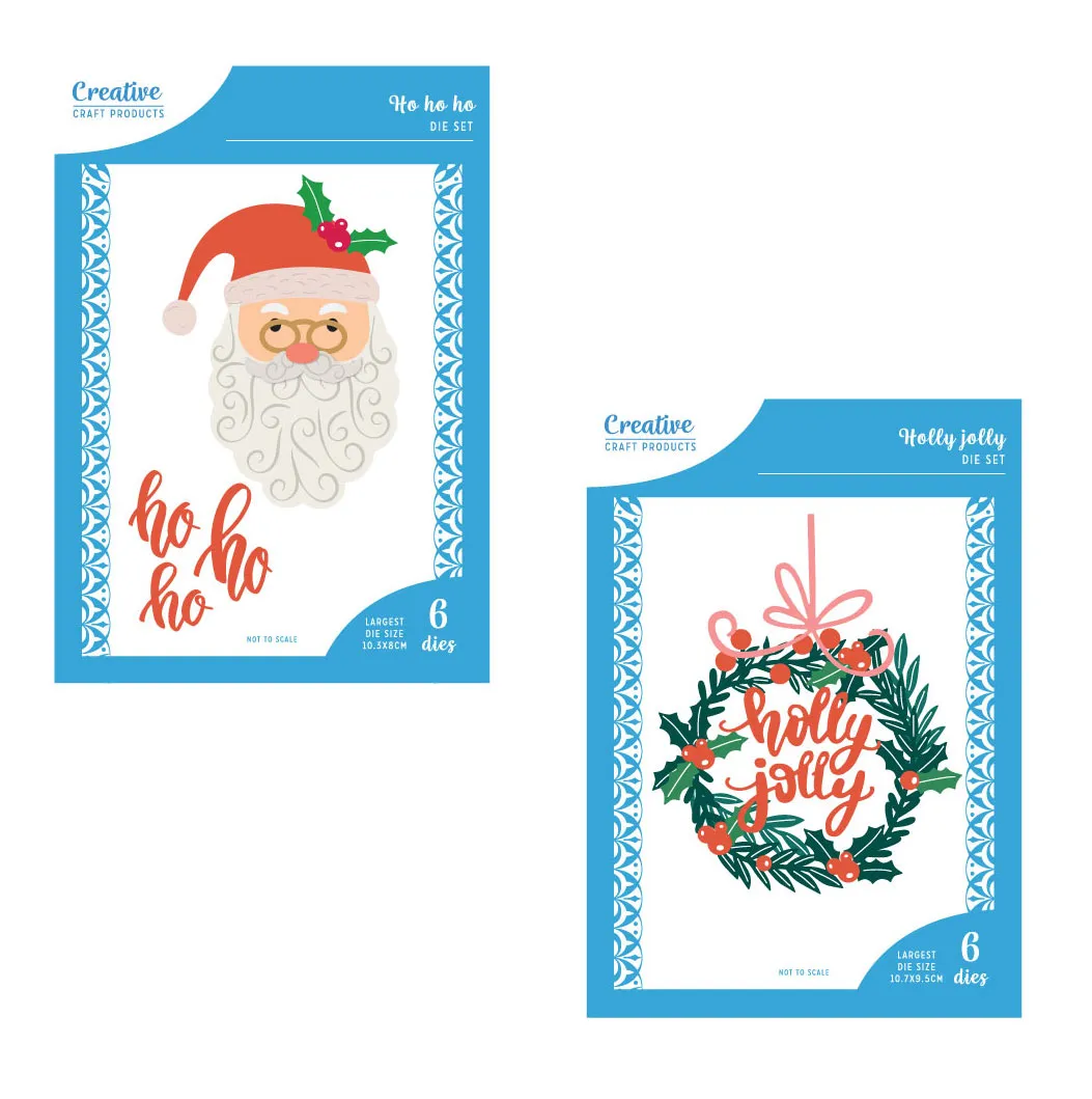 Holly Jolly & HoHoHo Dies by Creative Craft Products Money Saver