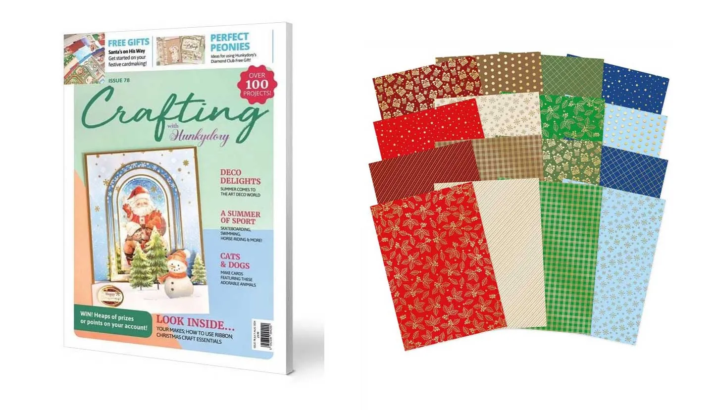 Santa's on His Way & Magazine by Hunkydory Money Saver
