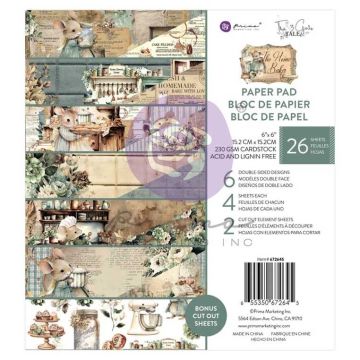 The Home Baker 6x6 Paper Pad, 26 sheets