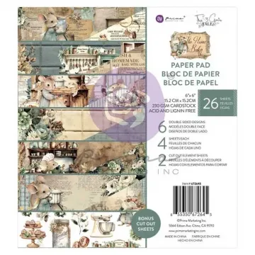 The Home Baker 6x6 Paper Pad, 26 sheets