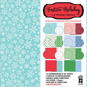 Festive Holiday 8x8 Cardstock, limited release