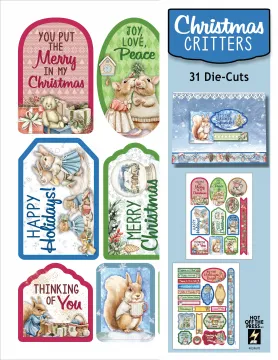 Christmas Critters Die-Cuts, 31 pieces