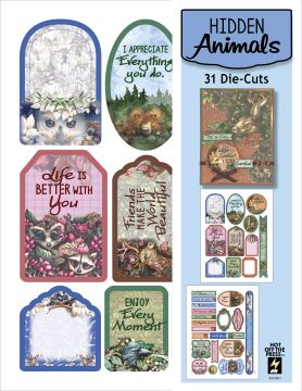 Hidden Animals Die-Cuts, 31 pieces