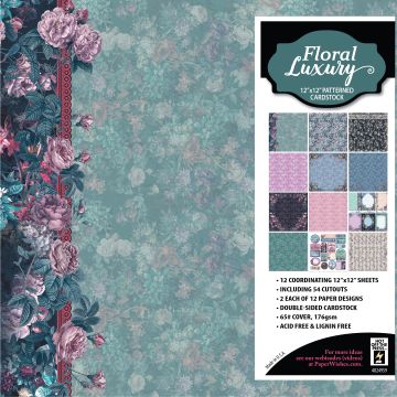 Floral Luxury 12x12 Patterned Cardstock