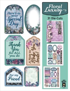 Floral Luxury Die-Cuts, 31 pieces