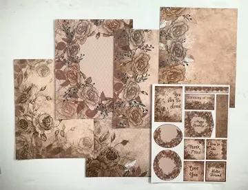 Vintage Roses 8.5x11 Paper Pack