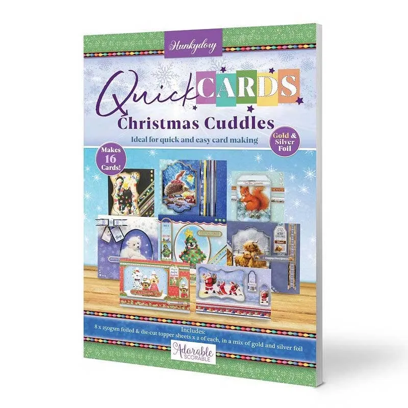 Christmas Cuddles Quick Cards
