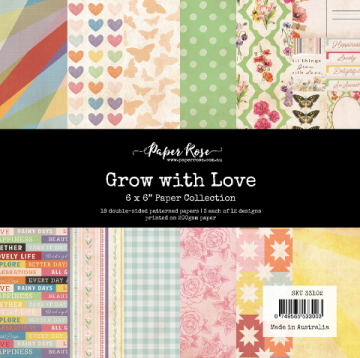 Grow with Love 6x6 papers,