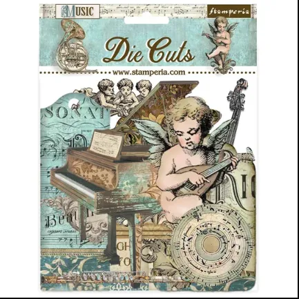 Music Laser Die-Cuts, 46 pieces