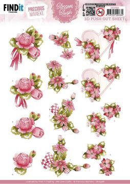 Blossom Blush Magenta die-cuts