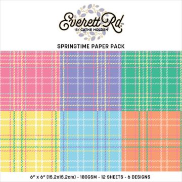 Springtime Tartans 6x6 papers