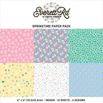 Springtime Dots 6x6 papers