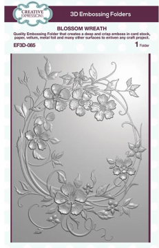 Blossom Wreath 3D Embossing Folder