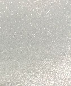 White Non-Shed Glitter Cardstock 8.5"x11"