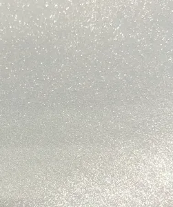 White Non-Shed Glitter Cardstock 8.5"x11"