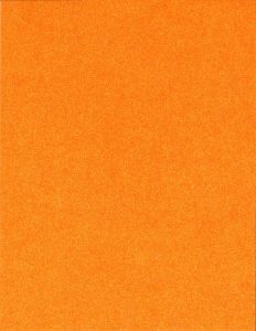 Bright Orange Non-Shed Glitter Cardstock 8.5"x11"