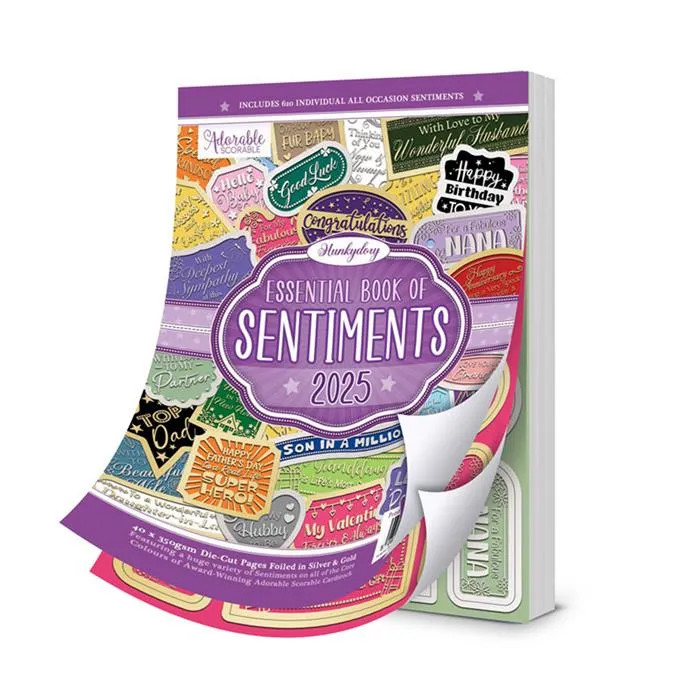 Essential Book of Sentiments 2025, 620 pieces