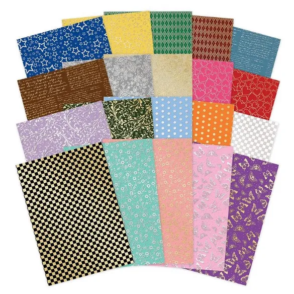 Foiled Edge-to-Edge Cardstock