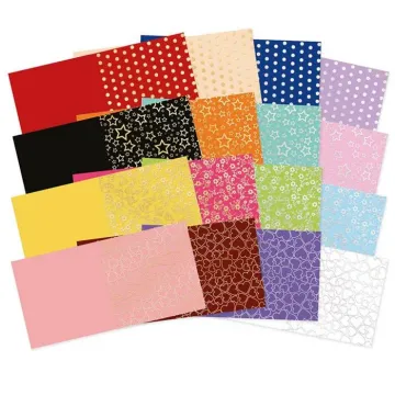 Essential Foiled Card Blanks 6"x6" Selection, 16 cards & envelopes