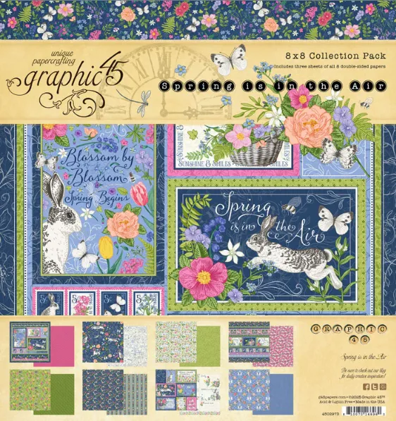 Spring Is in the Air 8x8 Papers