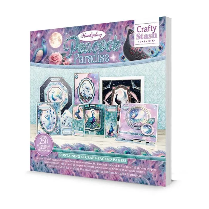 Peacock Paradise Crafty Stash Pad